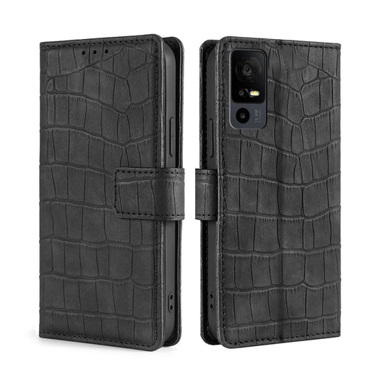 Skin Feel Crocodile Magnetic Clasp Leather Phone Case My Store