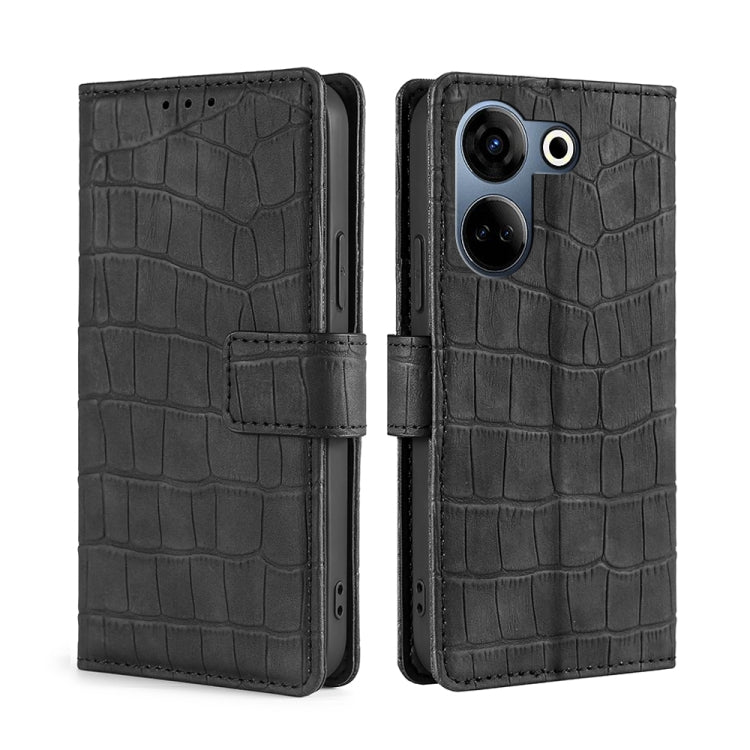 Skin Feel Crocodile Magnetic Clasp Leather Phone Case My Store