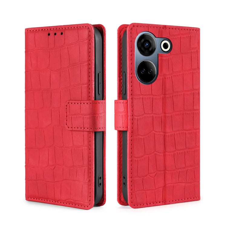 Skin Feel Crocodile Magnetic Clasp Leather Phone Case My Store