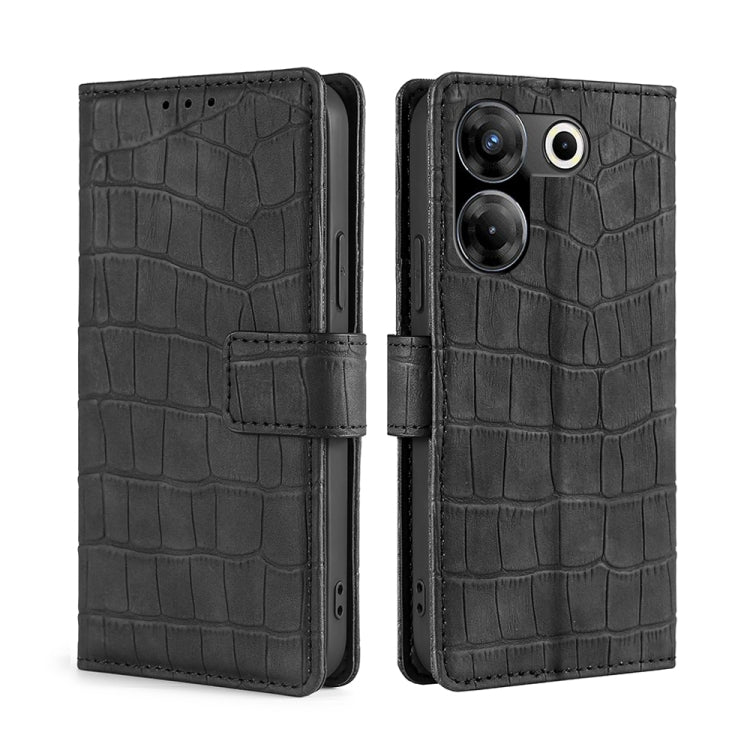 Skin Feel Crocodile Magnetic Clasp Leather Phone Case My Store