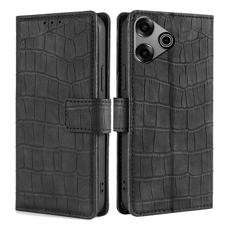 Skin Feel Crocodile Magnetic Clasp Leather Phone Case My Store