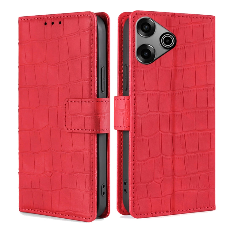 Skin Feel Crocodile Magnetic Clasp Leather Phone Case My Store