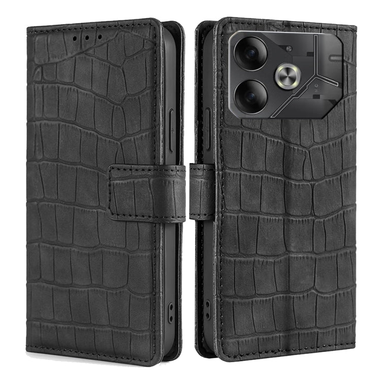 Skin Feel Crocodile Magnetic Clasp Leather Phone Case My Store