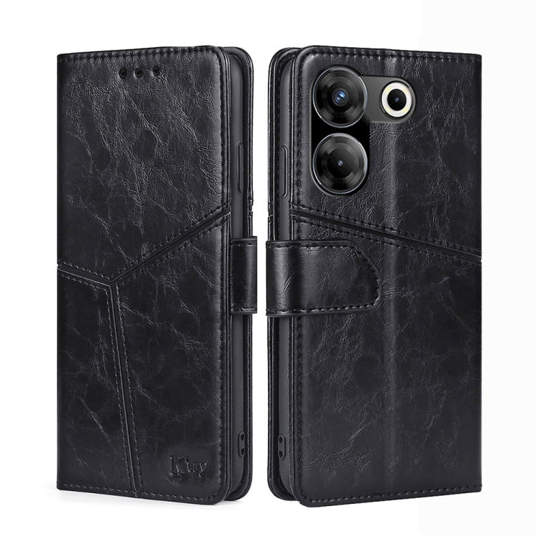 Geometric Stitching Leather Phone Case My Store