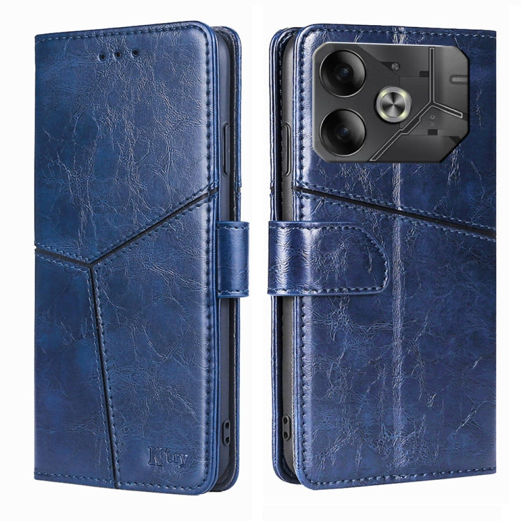 Geometric Stitching Leather Phone Case My Store