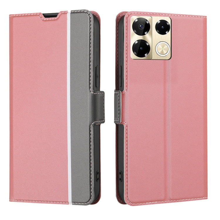 Twill Texture Side Button Leather Phone Case My Store