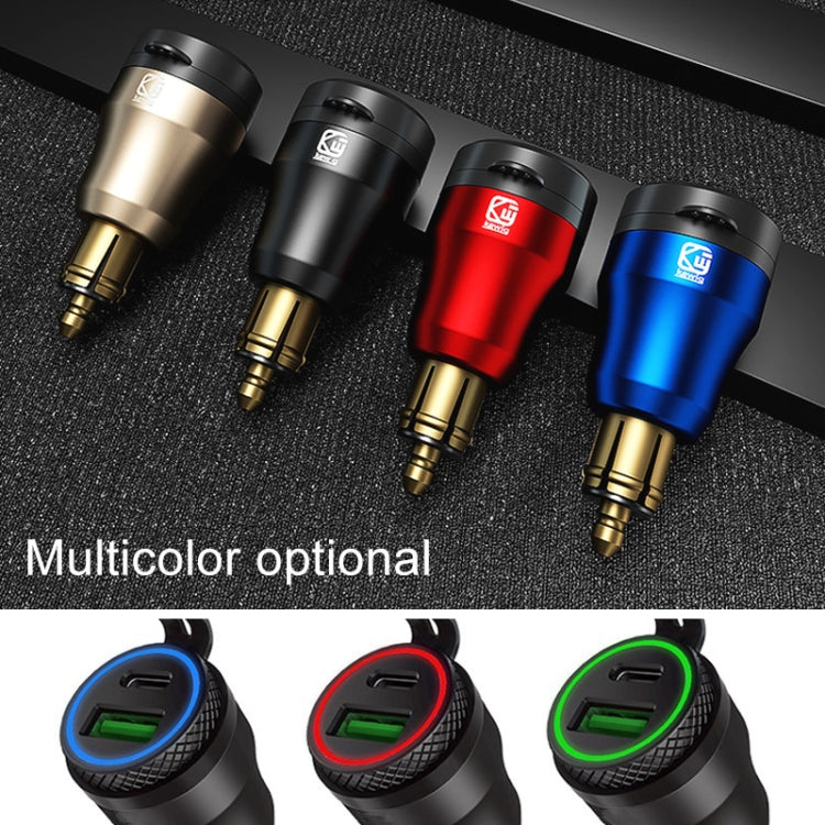 Motorcycle European-style Small-caliber Aluminum Alloy QC 3.0 + PD Fast Charge USB Charger ÎҵÄÉ̵ê