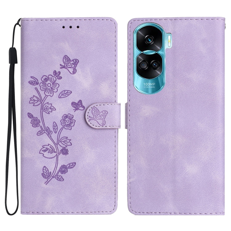 Flower Butterfly Embossing Pattern Leather Phone Case, Series 2 My Store