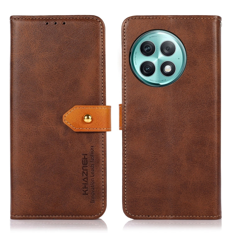 KHAZNEH Dual-color Cowhide Texture Flip Leather Phone Case My Store