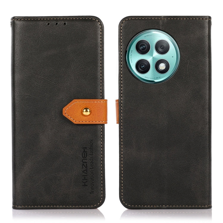 KHAZNEH Dual-color Cowhide Texture Flip Leather Phone Case My Store