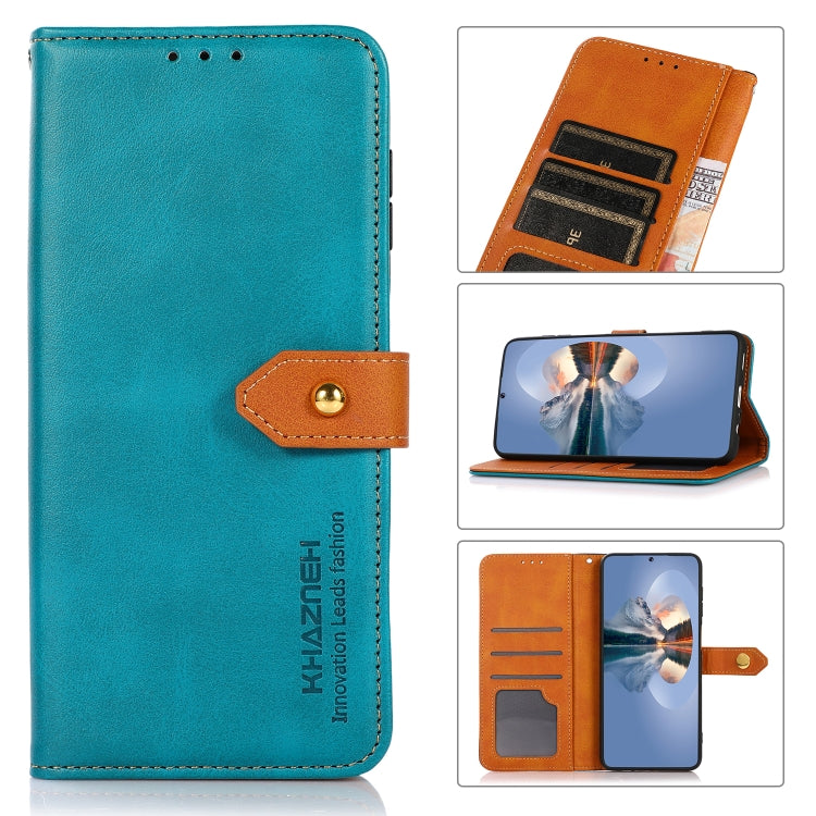 KHAZNEH Dual-color Cowhide Texture Flip Leather Phone Case My Store