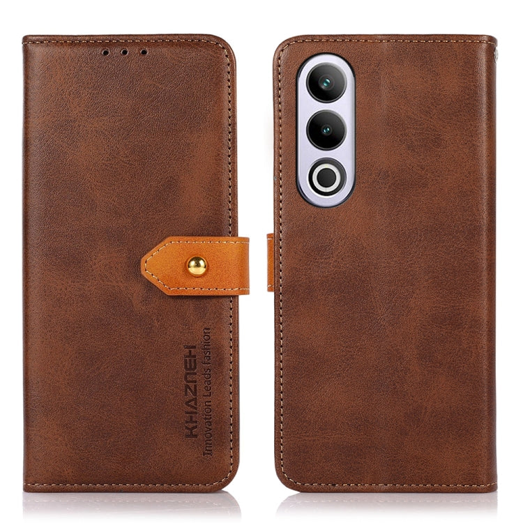 KHAZNEH Dual-color Cowhide Texture Flip Leather Phone Case My Store