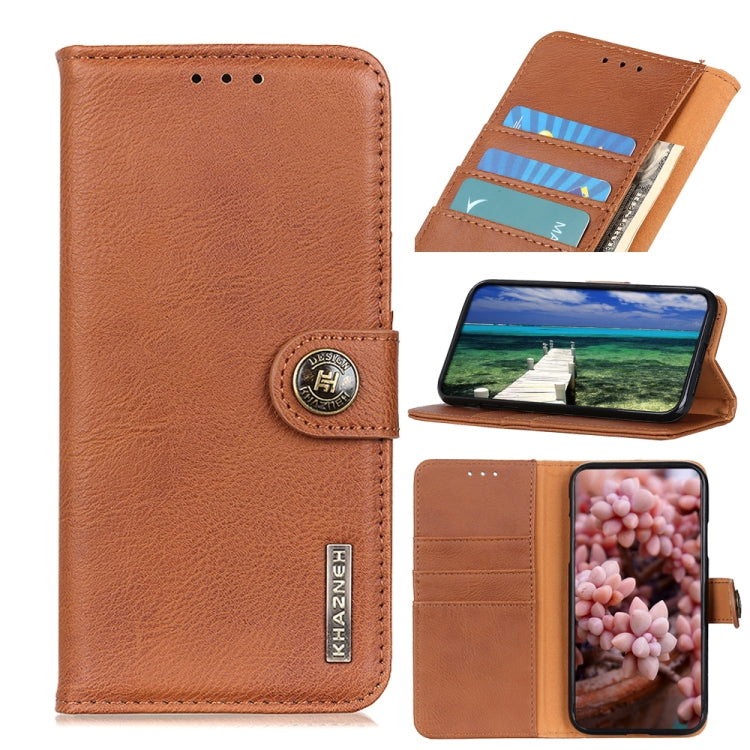 KHAZNEH Cowhide Texture Flip Leather Phone Case My Store