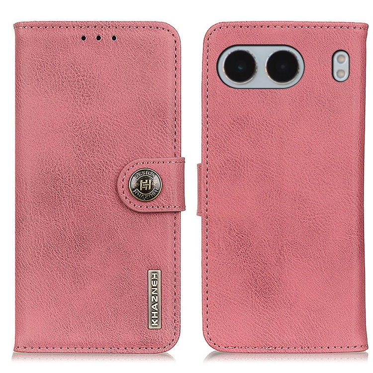 KHAZNEH Cowhide Texture Flip Leather Phone Case My Store