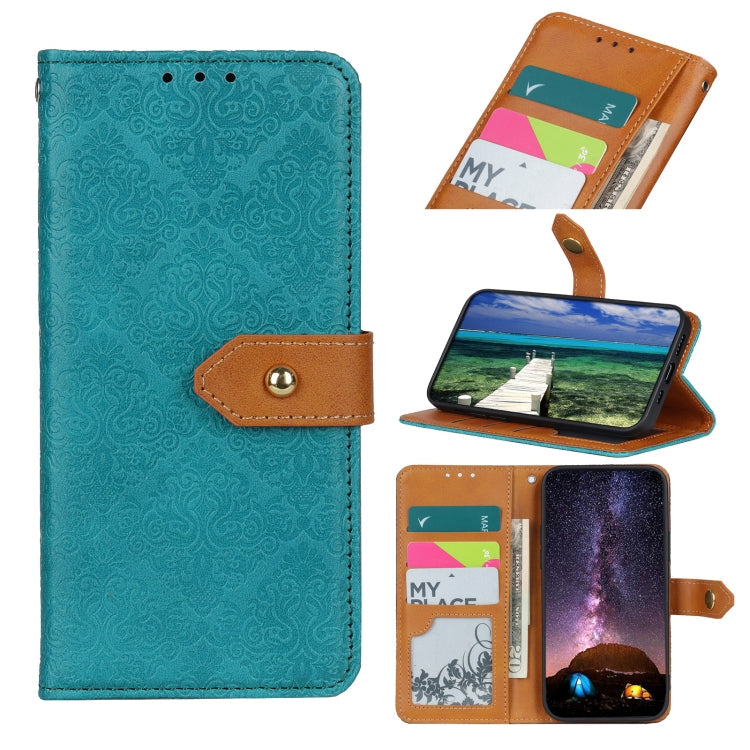 European Floral Embossed Flip Leather Phone Case My Store