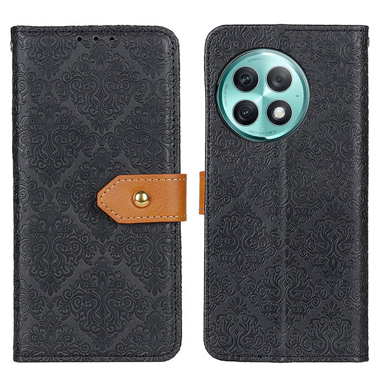 European Floral Embossed Flip Leather Phone Case My Store