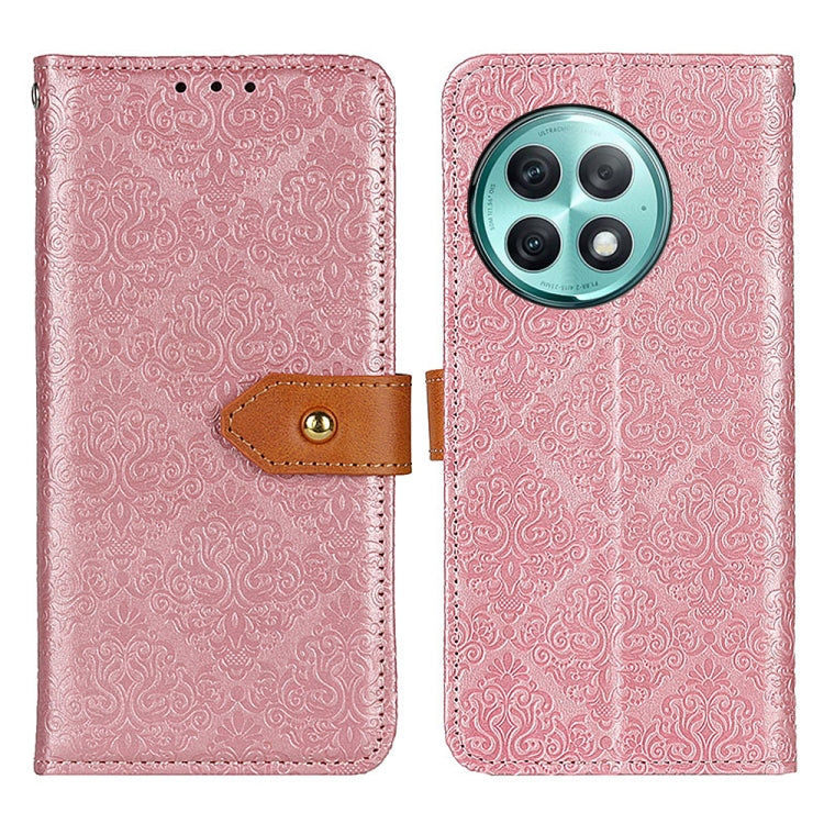 European Floral Embossed Flip Leather Phone Case My Store