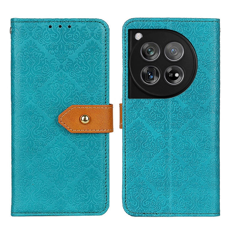 European Floral Embossed Flip Leather Phone Case My Store