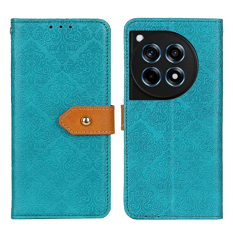 European Floral Embossed Flip Leather Phone Case My Store