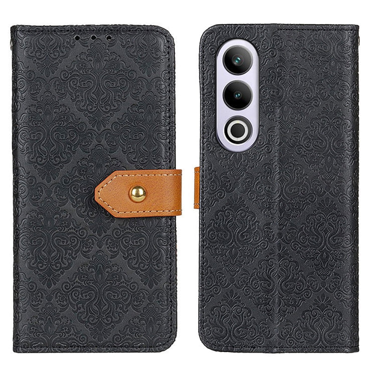 European Floral Embossed Flip Leather Phone Case My Store