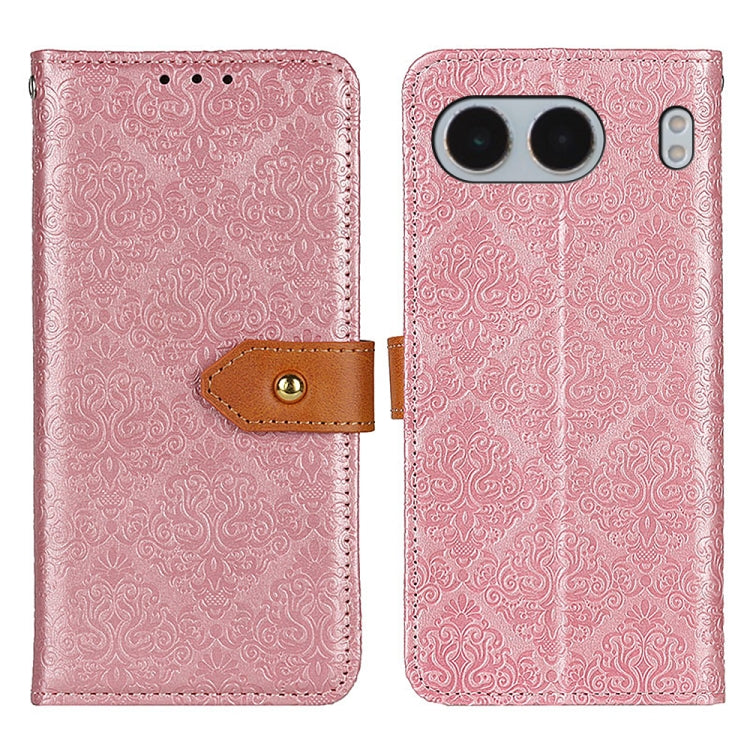 European Floral Embossed Flip Leather Phone Case My Store