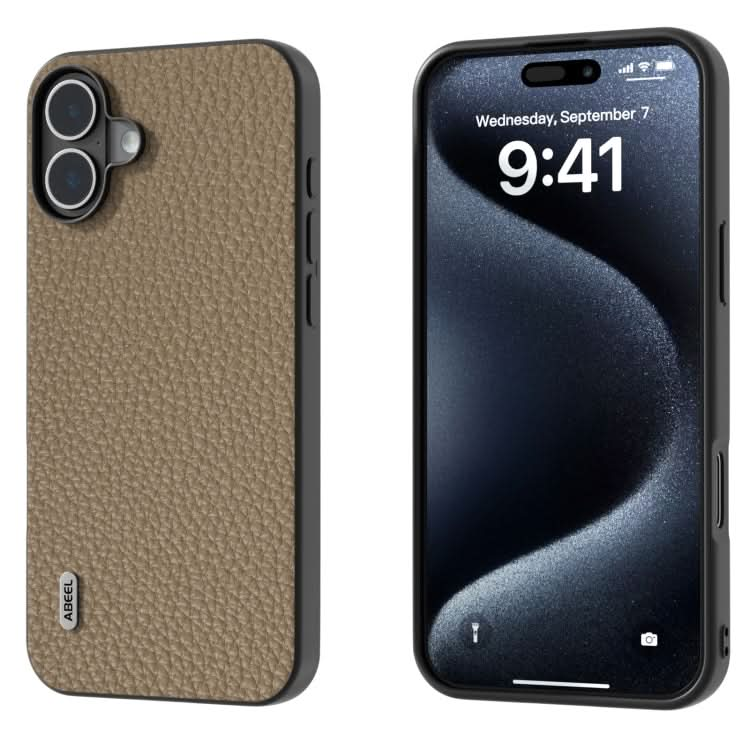 ABEEL Genuine Leather Litchi Texture Phone Case, Series 1