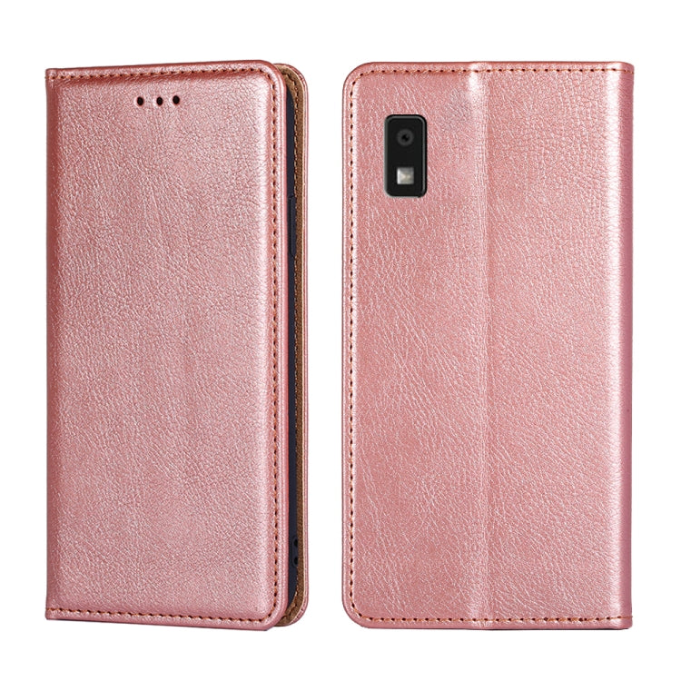 Gloss Oil Solid Color Magnetic Leather Phone Case My Store