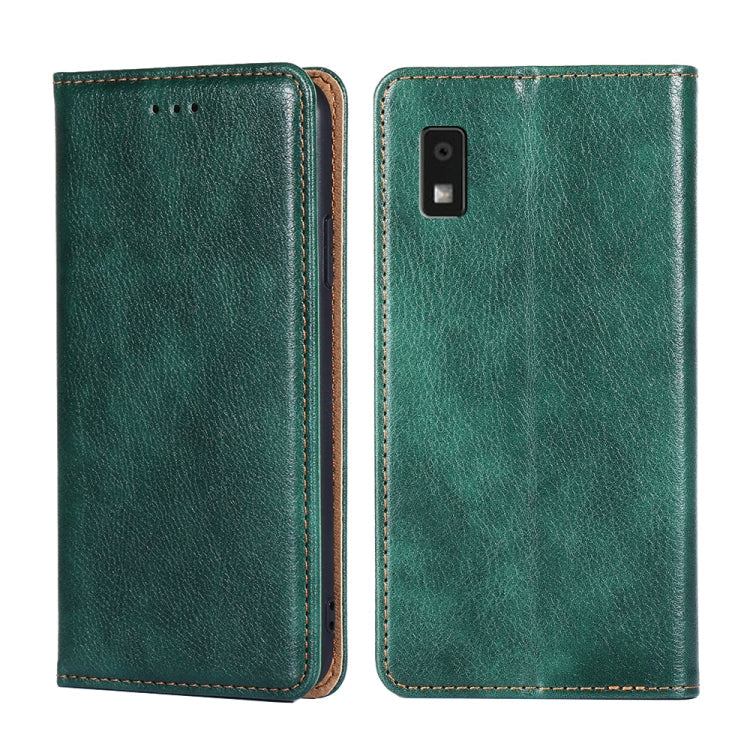 Gloss Oil Solid Color Magnetic Leather Phone Case My Store