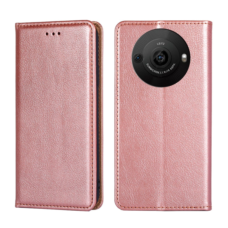 Gloss Oil Solid Color Magnetic Leather Phone Case My Store