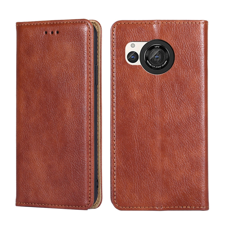 Gloss Oil Solid Color Magnetic Leather Phone Case My Store