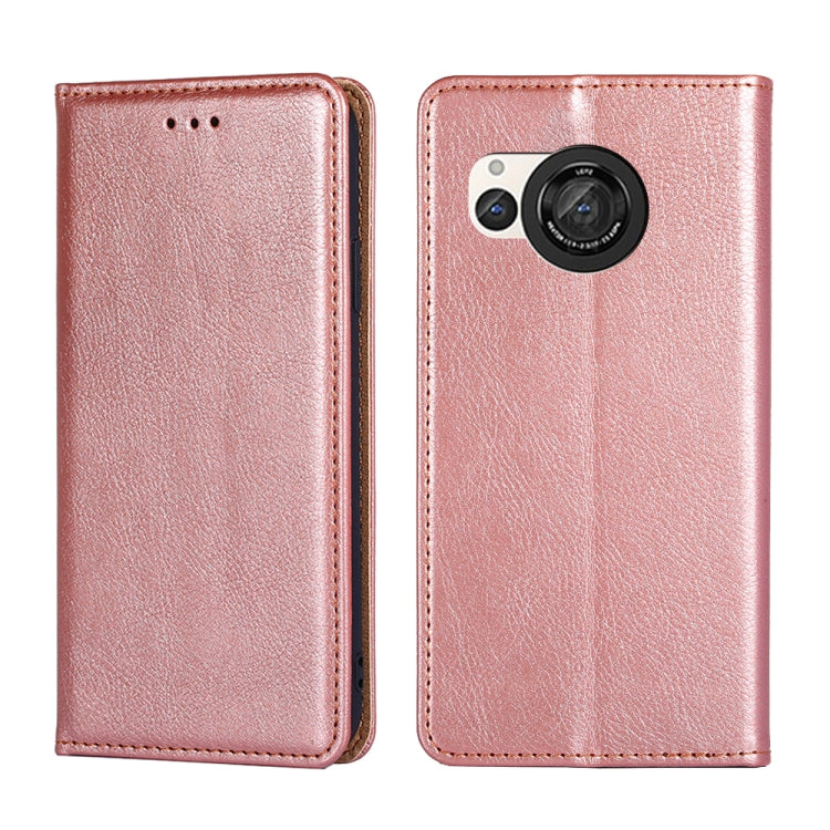 Gloss Oil Solid Color Magnetic Leather Phone Case My Store