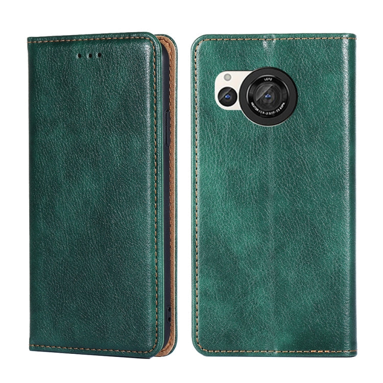 Gloss Oil Solid Color Magnetic Leather Phone Case My Store