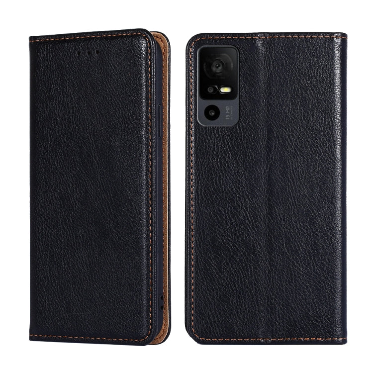 Gloss Oil Solid Color Magnetic Leather Phone Case My Store