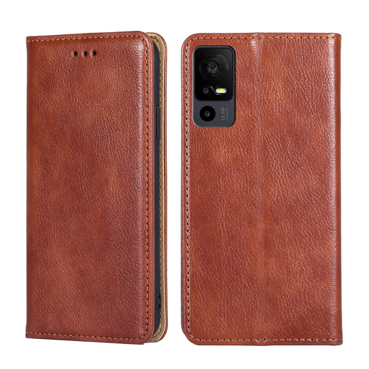 Gloss Oil Solid Color Magnetic Leather Phone Case My Store