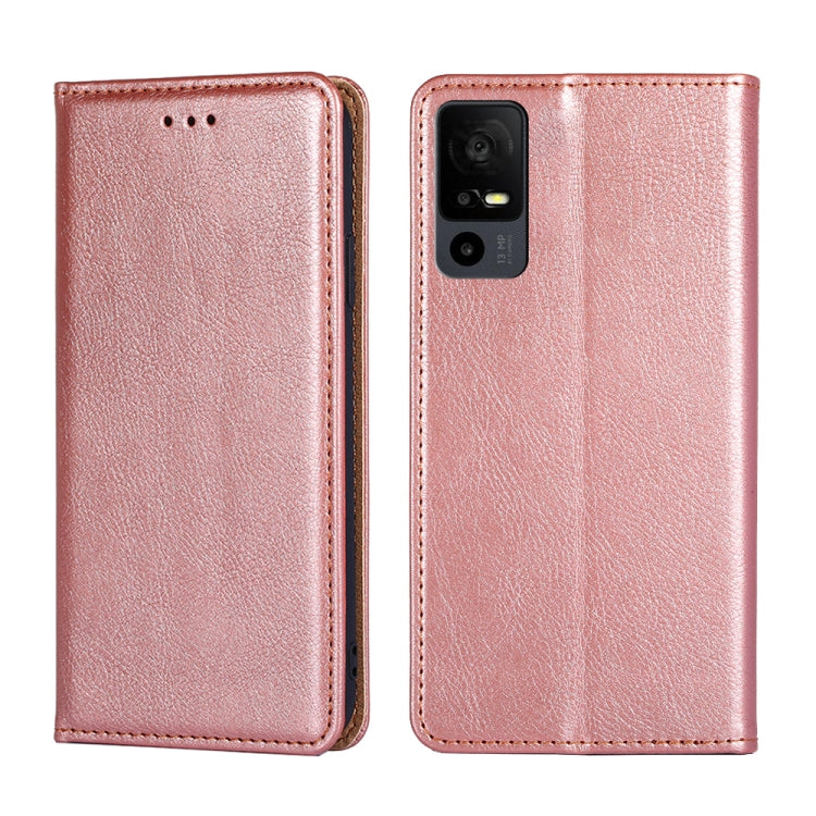 Gloss Oil Solid Color Magnetic Leather Phone Case My Store