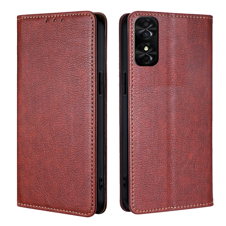 Gloss Oil Solid Color Magnetic Leather Phone Case My Store