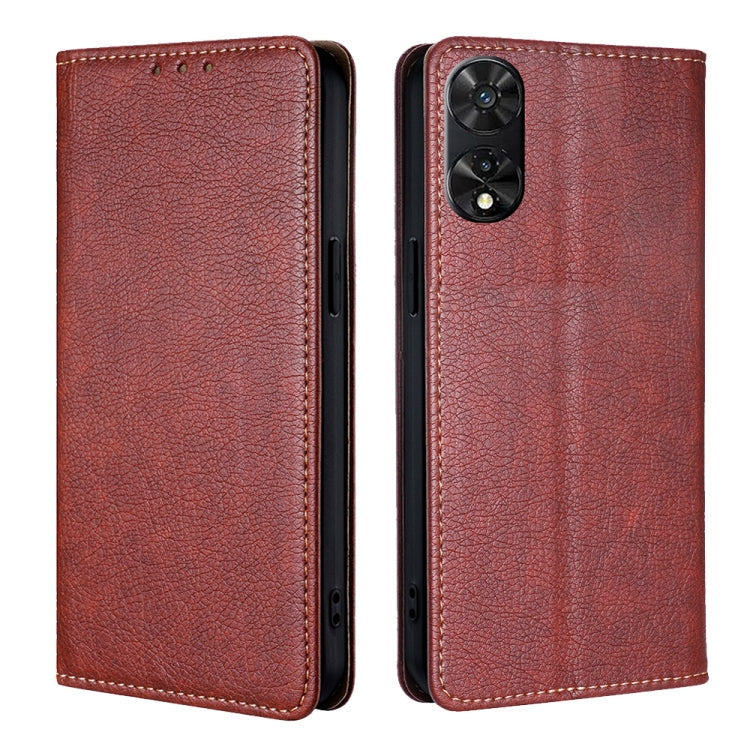 Gloss Oil Solid Color Magnetic Leather Phone Case My Store