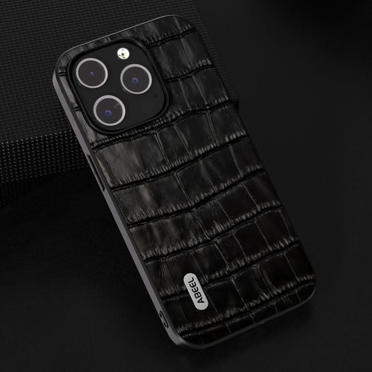 ABEEL Crocodile Texture Genuine Leather Phone Case, Series 2