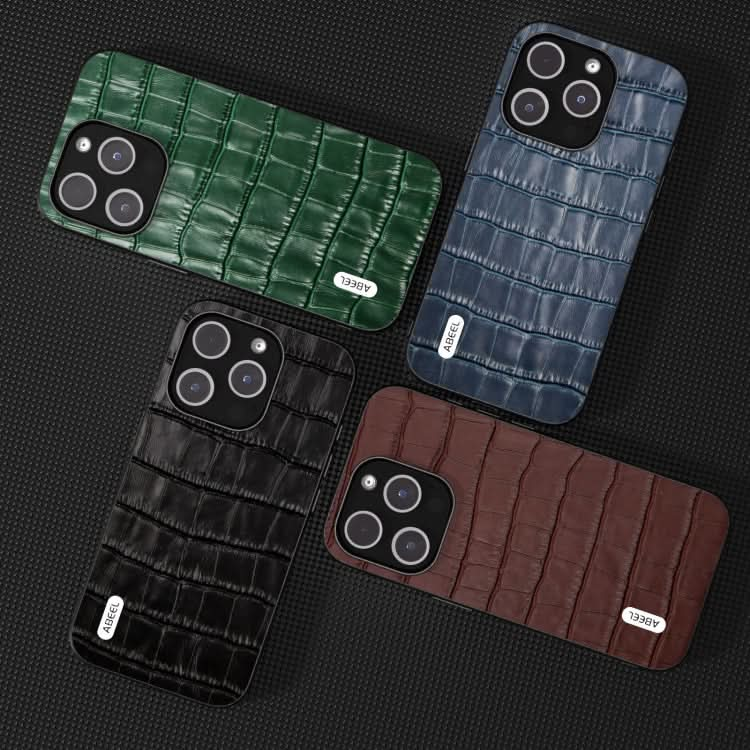 ABEEL Crocodile Texture Genuine Leather Phone Case, Series 2