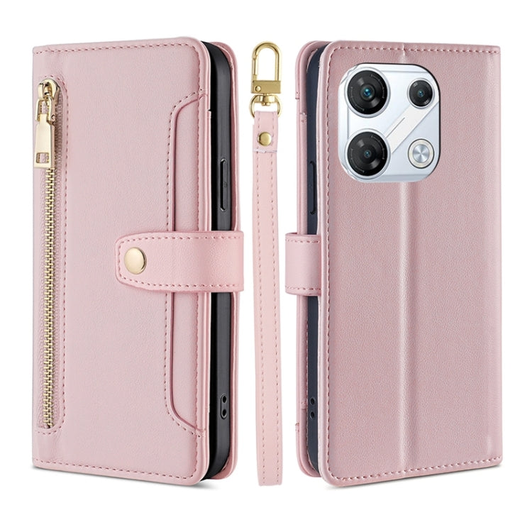 Sheep Texture Cross-body Zipper Wallet Leather Phone Case, Series 2 My Store