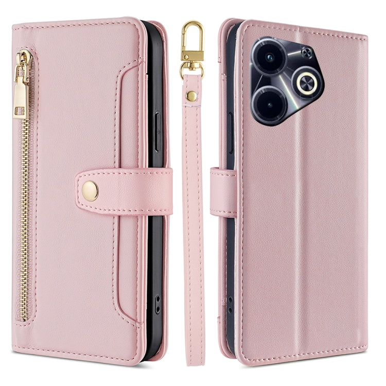 Sheep Texture Cross-body Zipper Wallet Leather Phone Case, Series 2 My Store