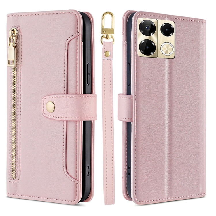 Sheep Texture Cross-body Zipper Wallet Leather Phone Case, Series 2 My Store