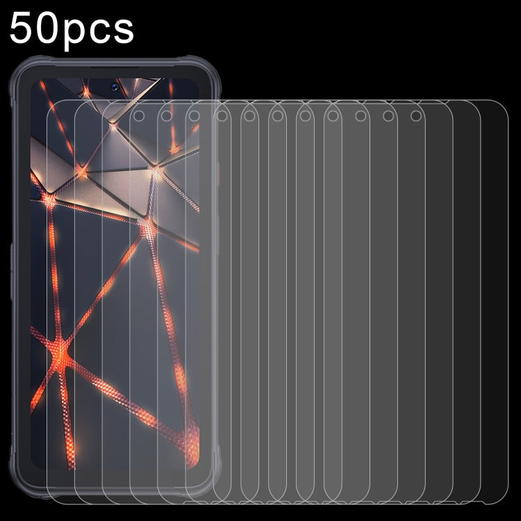 50pcs 0.26mm 9H 2.5D Tempered Glass Film