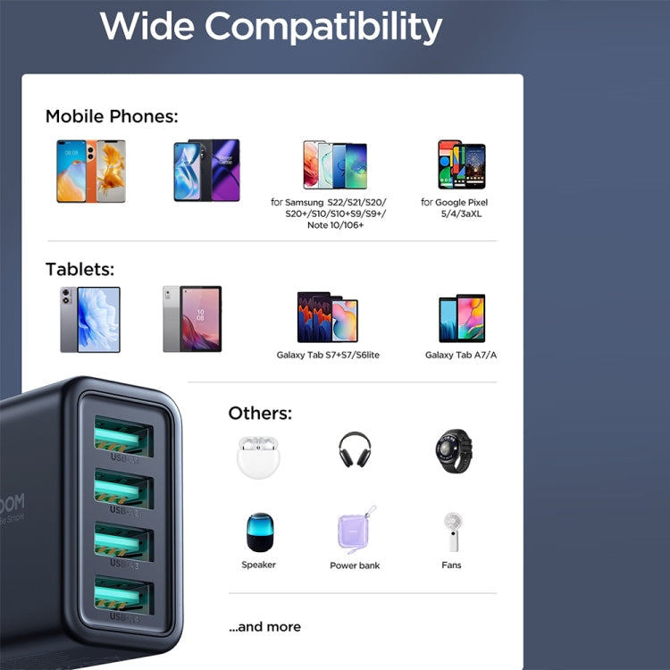 JOYROOM JR-TCN03 4.8A 24W 4 USB Ports Charger