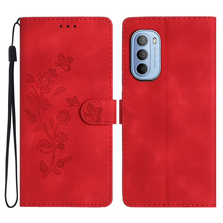 Flower Butterfly Embossing Pattern Leather Phone Case, Series 4 My Store