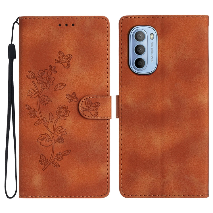 Flower Butterfly Embossing Pattern Leather Phone Case, Series 4 My Store