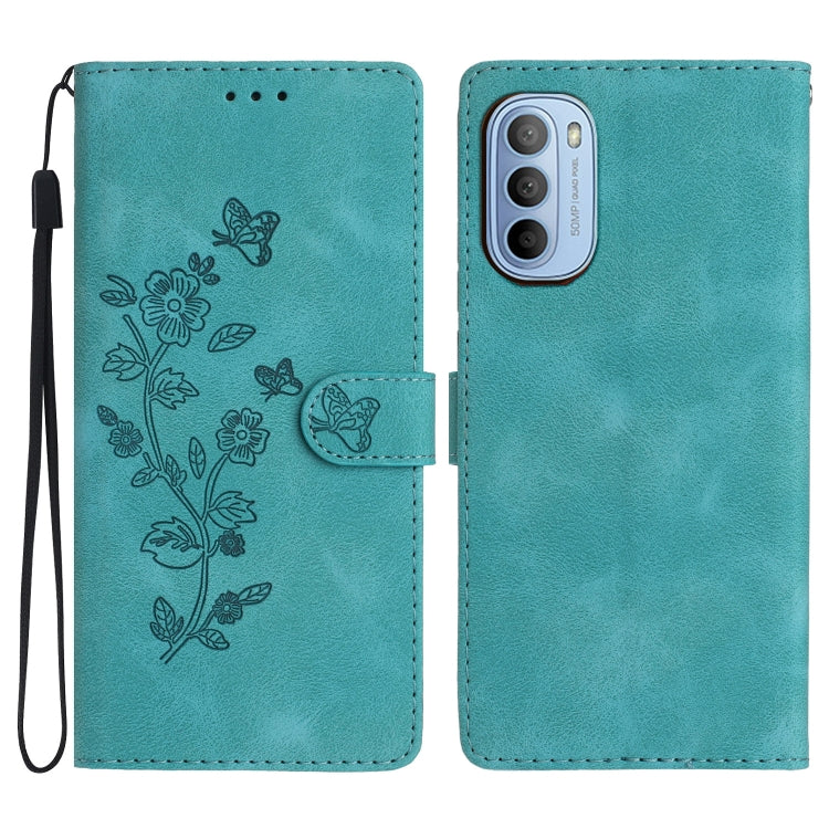 Flower Butterfly Embossing Pattern Leather Phone Case, Series 4 My Store