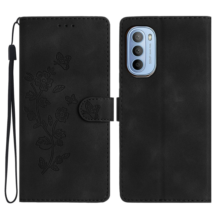 Flower Butterfly Embossing Pattern Leather Phone Case, Series 4 My Store