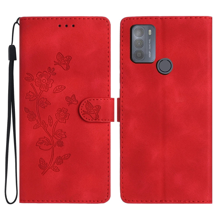 Flower Butterfly Embossing Pattern Leather Phone Case, Series 5 My Store