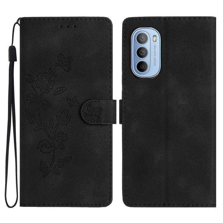 Flower Butterfly Embossing Pattern Leather Phone Case, Series 5 My Store